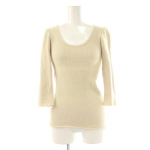 Shrunken Wool U Neck Under Shirt ウールUネックアンダーシャツ リブニット