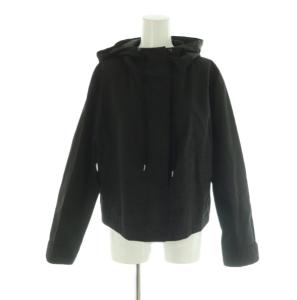 HEAVY TWILL HOOD SHORT COAT ジャケット S 黒 ブラック フード /BB OS