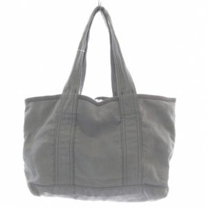 CANVAS TOTE キャンバストートバッグ ハンド ワンカラー グレー /BB H