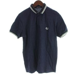 FRED PERRY フレッドペリー-ポロシャツ L 紺 ネイビー 半袖 レギュラー