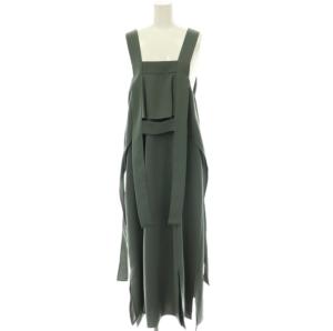24SS FLARE SLIT JUMPER-SKIRT フレアスリットジャンパースカート ワンピース