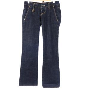 ローライズブーツカットデニムパンツ 36 ブルー