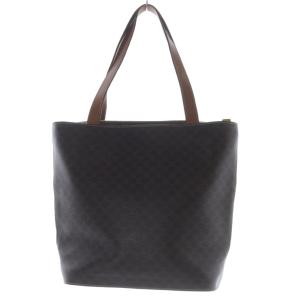 CELINE ヴィンテージ オールド マカダム トリオンフ バケツ トートバッグ ブラウン