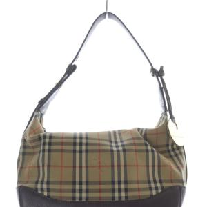 BURBERRY ノバチェック ミニハンドバッグ ワンショルダー ブラウン