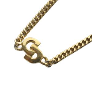 ヴィンテージ CDロゴ 喜平チェーン ネックレス ペンダント ゴールド色 /YO24 GY49 OH