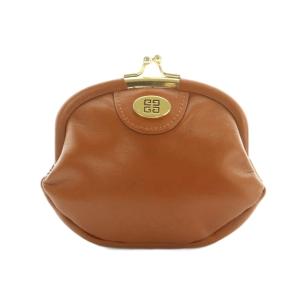 がま口財布 ポーチ ヴィンテージ 茶 /MI GY49