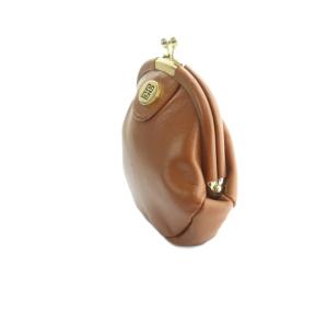 GIVENCHY がま口財布 ポーチ ヴィンテージ 茶 /MI GY49