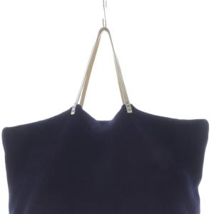 FENDI ヴィンテージ ケーブルニット トートバッグ ネイビー