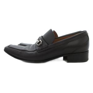 GUCCI ホースビットローファー シューズ レザー 7.5 ダークブラウン系 /UO GY62