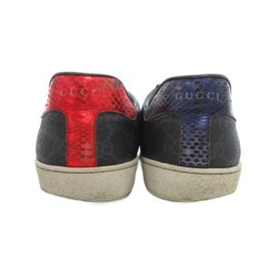 GUCCI エース スニーカー GG柄 シェリーライン 9.5 ブラック系 /UO GY62