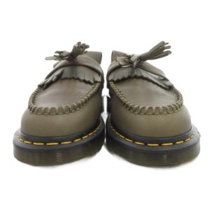 Dr.Martens ADRIAN タッセルローファー シューズ レザー UK6 カーキ系 /UO GY62
