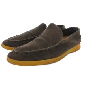 サマーウォーク Summer Walk ローファー スリッポン スエードレザー 本革 42 茶 ブラウン