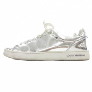 メタリック ローカット スニーカー 36 銀色 シルバーカラー MS0116 /UO GY62
