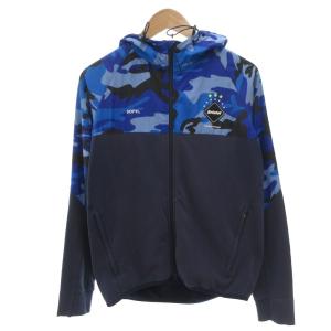 ジャージ マウンテンパーカー M 紺 ネイビー カモフラージュ 迷彩 /FF GY62