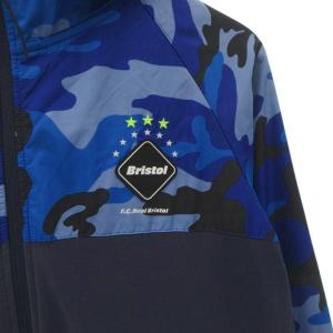 F.C.Real Bristol ジャージ マウンテンパーカー M 紺 ネイビー カモフラージュ 迷彩 /FF GY62
