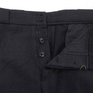 Martin Margiela パンツ スラックス ウール 46 紺 ネイビー ストレート ボタンフライ /FF GY62