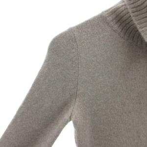 GUCCI ジップアップニット ブルゾン ネックベルト タートルネック カシミヤ 長袖 XS グレー /FF GY62
