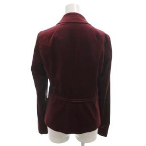 ETRO ベロアジャケット テーラード ブレザー 2B 42 ボルドー /FF GY62