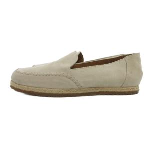 LARDINI スエード エスパドリーユ ローファー シューズ アイボリー /UO GY62
