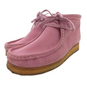ワラビーブーツ モカシン ローファー レザー 本革 スエード 36 ピンク /JS GY62