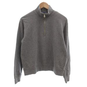 ハーフジップ スウェット トレーナー プルオーバー 長袖 M グレー 572-2269540 /FF GY62