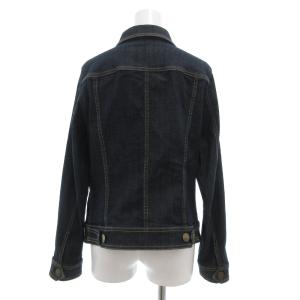 BURBERRY LONDON Gジャン デニムジャケット ブルゾン ノバチェック 44 ダークインディゴ /JS GY62