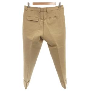 MARNI パンツ スラックス 40 ベージュ ロールアップ センタープレス ボタンフライ /FF GY62