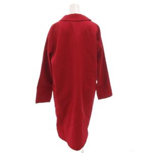 MACKINTOSH チェスターコート ロング シルク混 34 赤 レッド /FF GY62