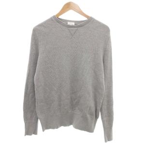 サーマルニット カットソー ロンT 長袖 シルク混 M グレー /JS GY62