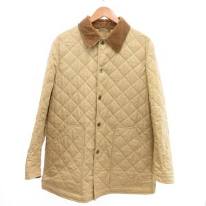 カバーオール キルティングジャケット 中綿 48 ベージュ 茶 ブラウン /JS GY62