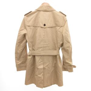 BURBERRY BLACK LABEL トレンチコート ベルト ダブル 裏地チェック M ベージュ /JS GY62