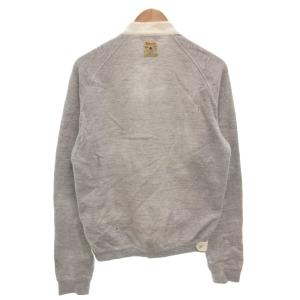 DSQUARED2 ジャケット ブルゾン スウェット地 切替 48 白 ホワイト グレー バンドカラー 長袖 /FF GY62