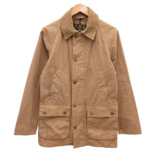 ビデイル ノンワックス ブルゾン ジャケット カバーオール ジップアップ 36 ベージュ /JS GY62