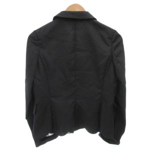 COMME des GARCONS COMME des GARCONS AD2008 テーラードジャケット ブレザー S 黒 ブラック スカラップヘム RC-J005 /FF