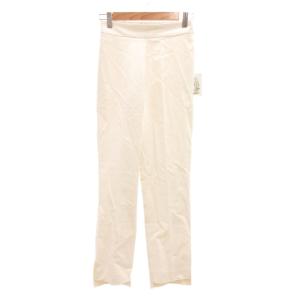 タグ付き パンツ スラックス センタープレス S 白 ホワイト /JS GY62