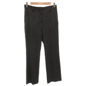 パンツ スラックス ウール 40 グレー ストレートシルエット /FF GY62 AA