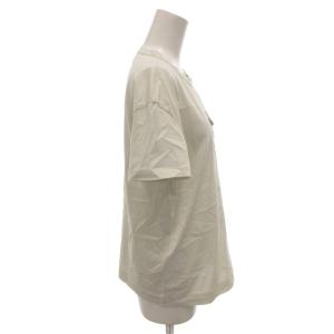 BRUNELLO CUCINELLI Tシャツ 38 白 ホワイト 半袖 ラウンドネック ビジュー /FF GY62