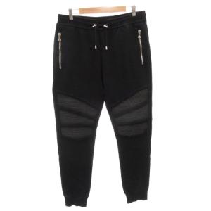 スウェットパンツ ジョガー イージー ゴムウエスト XL 黒 ブラック /FF GY62