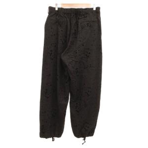 Engineered Garments ジョガーパンツ スウェット ドット フロッキー M 黒 ブラック /JS GY62