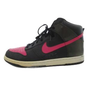 WMNS DUNK HI スニーカー 29 ブラック ピンク 407922-015