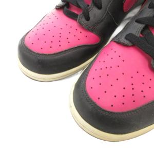 NIKE WMNS DUNK HI スニーカー 29 ブラック ピンク 407922-015