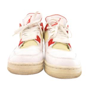 NIKE Air Jordan 4 Retro White Team Orange