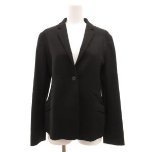 テーラードジャケット 2B カシミヤ混 メルトン 34 黒 ブラック /JS GY62
