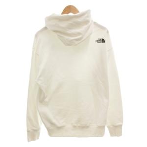 THE NORTH FACE パーカー フーディ プルオーバー ロゴ プリント 長袖 M 白 ホワイト NT12440 /FF GY62