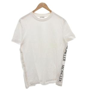 Tシャツ L 白 ホワイト ロゴ刺繍 ラウンドネック 半袖 F10918C72010 /FF GY62