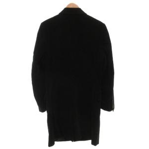DOLCE&GABBANA テーラードロングジャケット コート 46 緑 グリーン コーデュロイ ゴールドカラー金具 /FF GY62