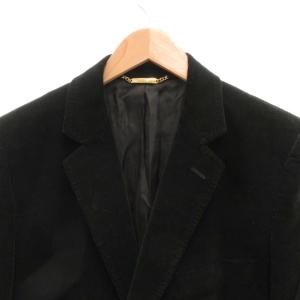 DOLCE&GABBANA テーラードロングジャケット コート 46 緑 グリーン コーデュロイ ゴールドカラー金具 /FF GY62