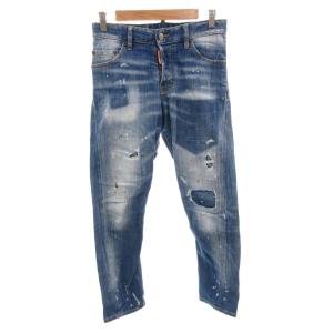 Sexy twist jean デニムパンツ ジーンズ スキニー ダメージ加工 42 インディゴ S74LB0322