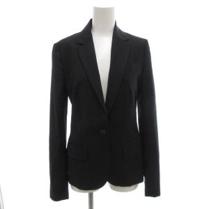 テーラードジャケット ウール 38 黒 ブラック /FF GY62