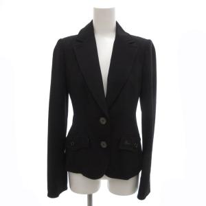 BURBERRY BLUE LABEL セットアップ スーツ ジャケット パンツ 36 黒 ブラック ホースロゴ /FF GY62